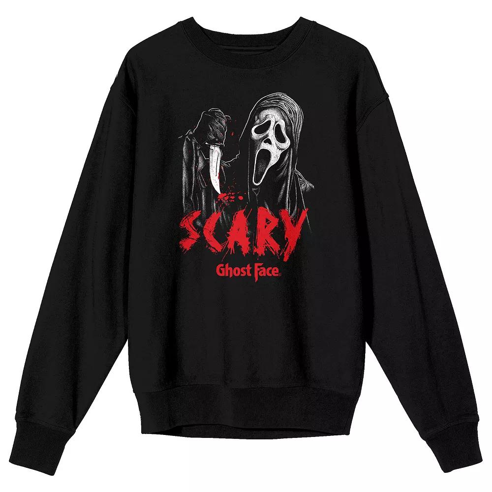 Men's Ghostface Scary Mask Sweatshirt,  Product Image