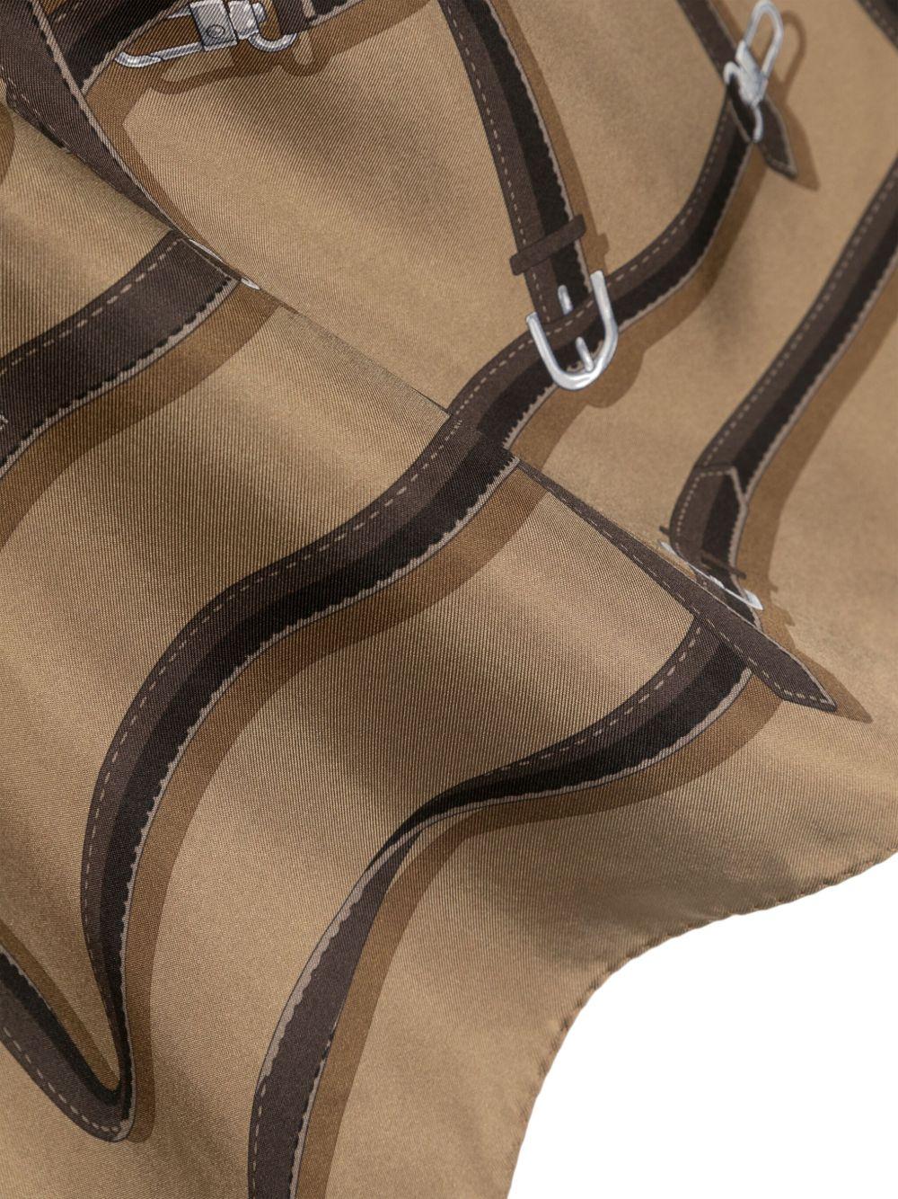 Clasp Belt silk scarf Product Image