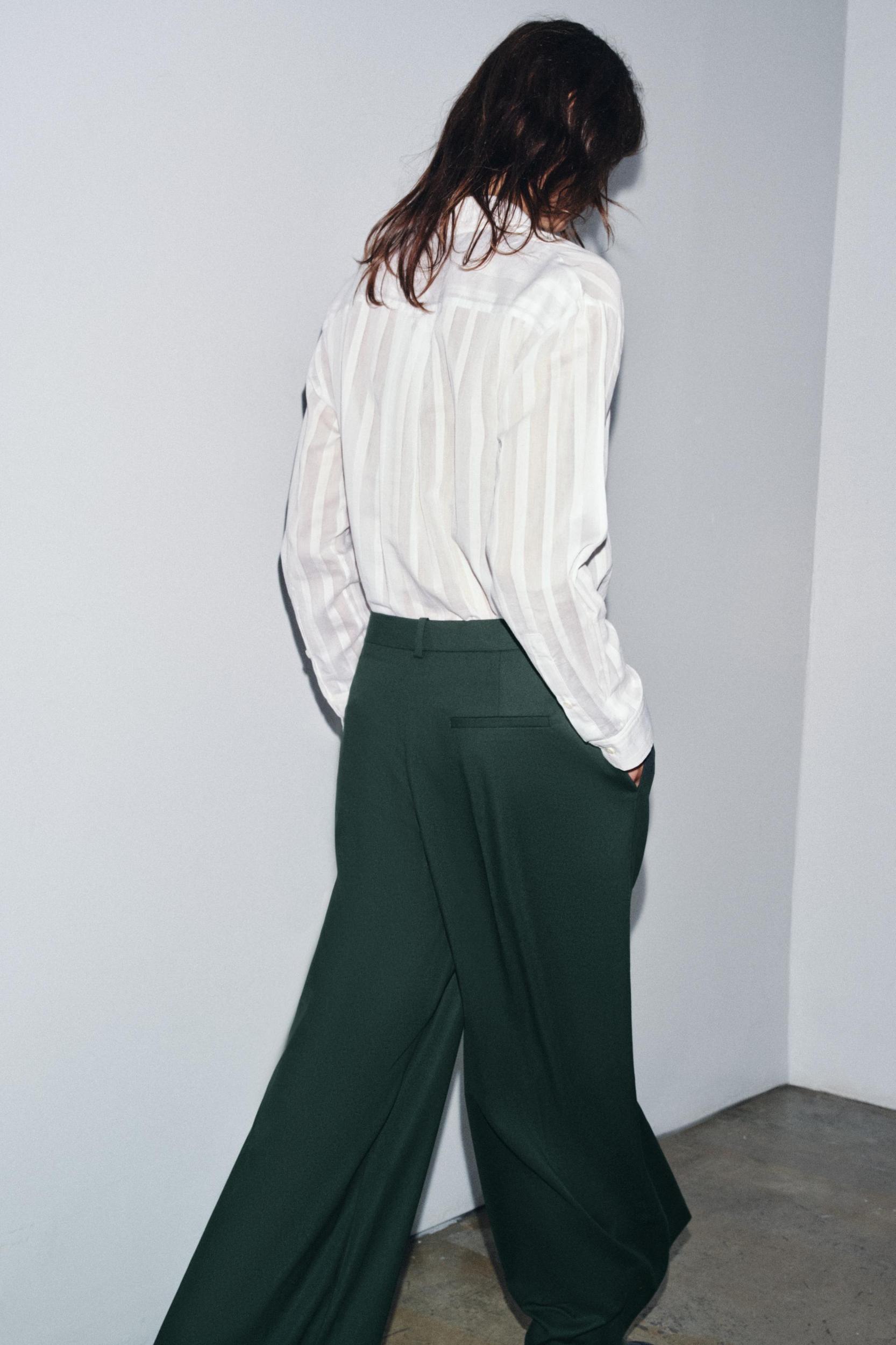 ZW COLLECTION PLEATED WIDE LEG PANTS Product Image