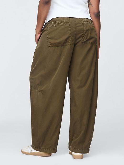 Mid Rise Barrel Parachute Pants Product Image