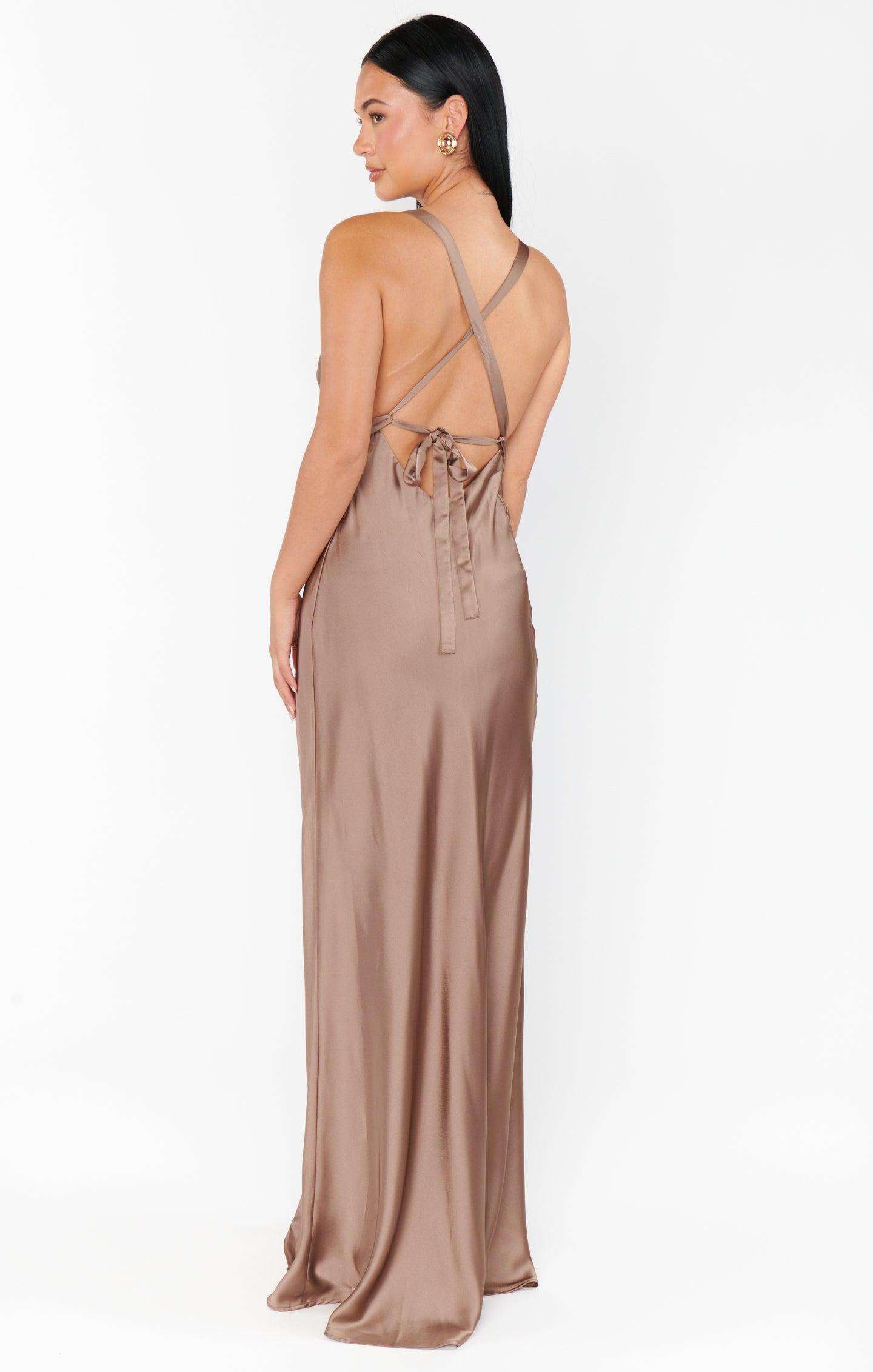 Anderson Maxi Dress ~ Dune Luxe Satin Product Image