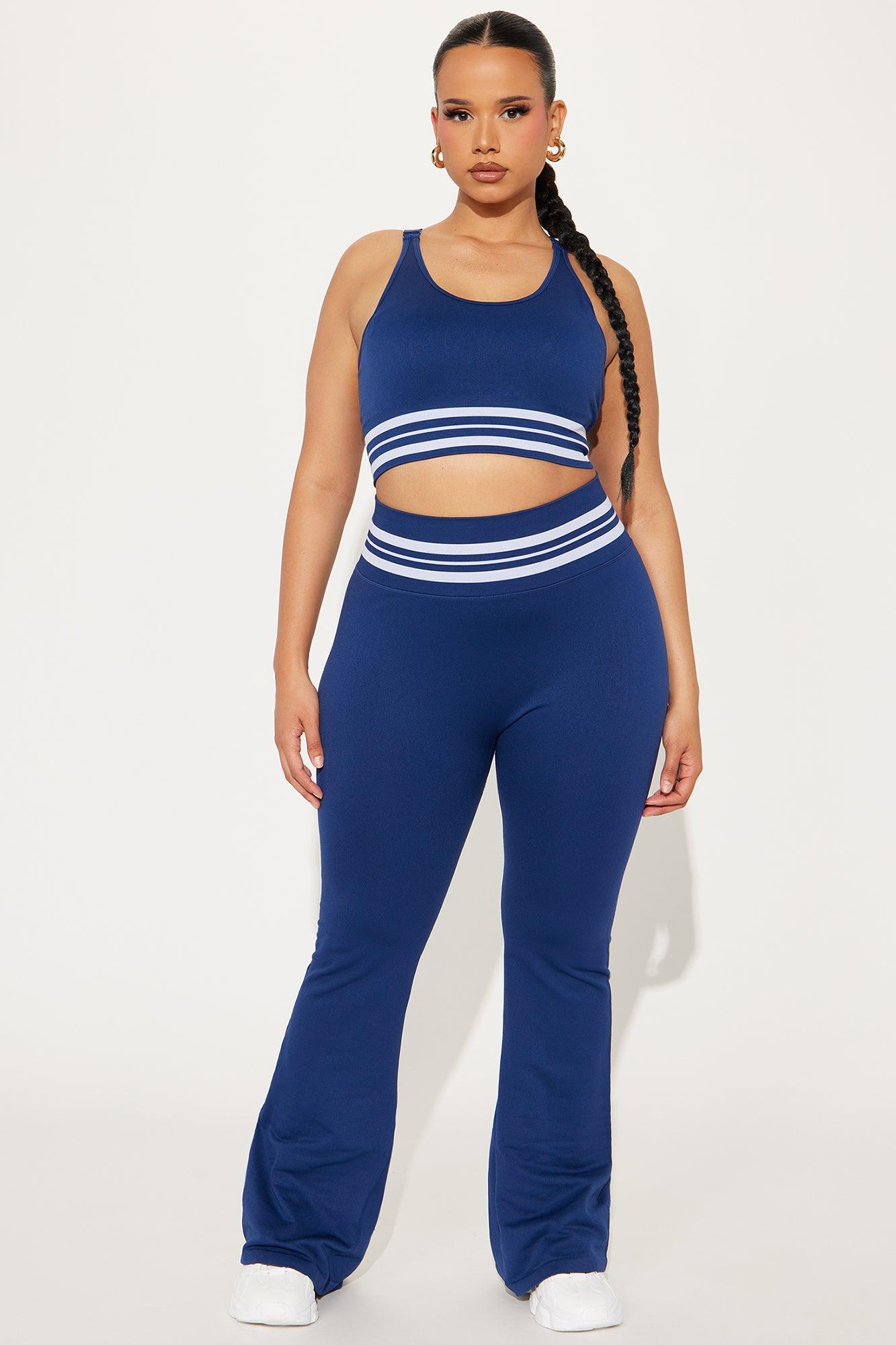 Caddy Crew Flex Seamless Active Yoga Pant - Midnight Blue Product Image