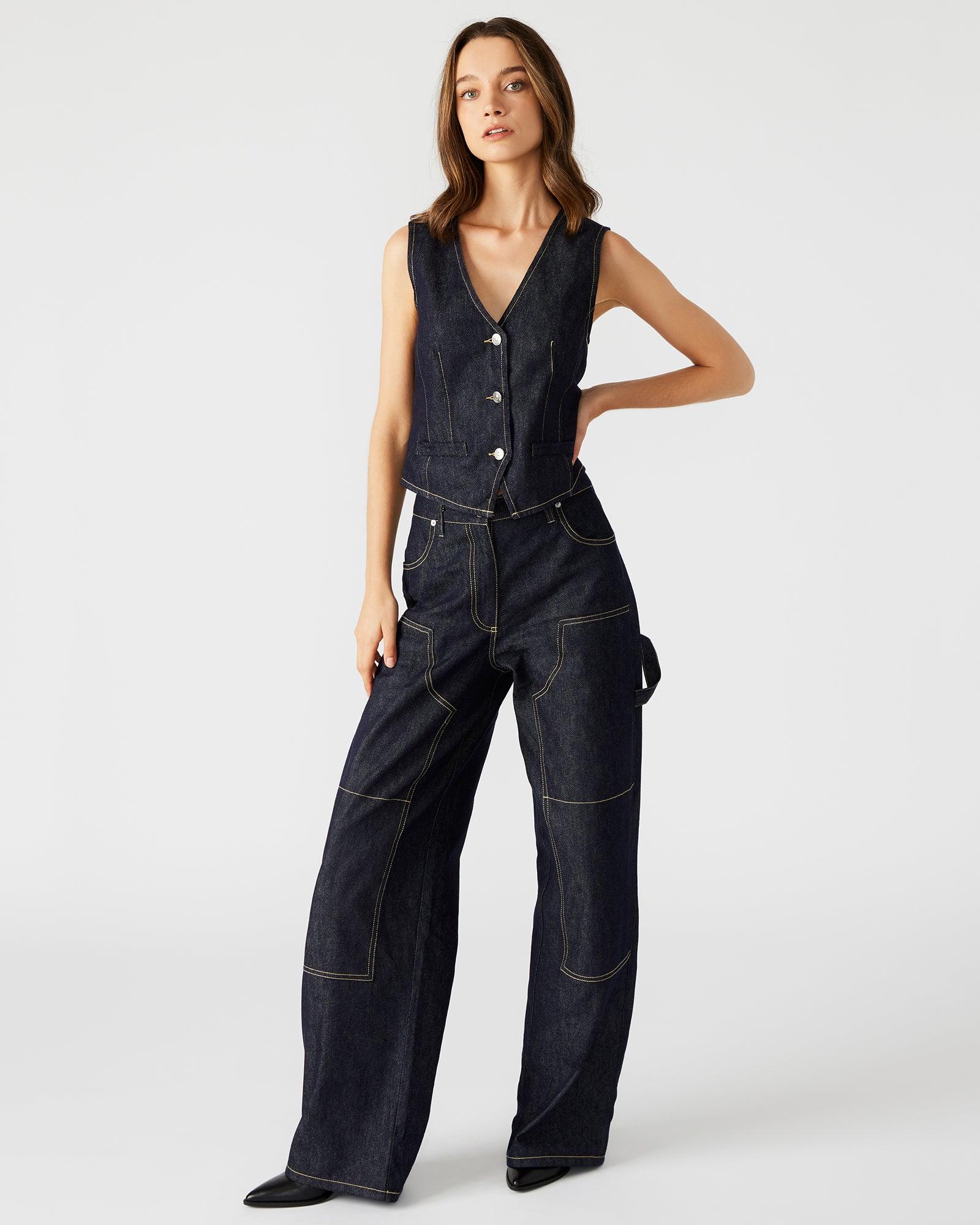 SELENE DENIM VEST Female Product Image