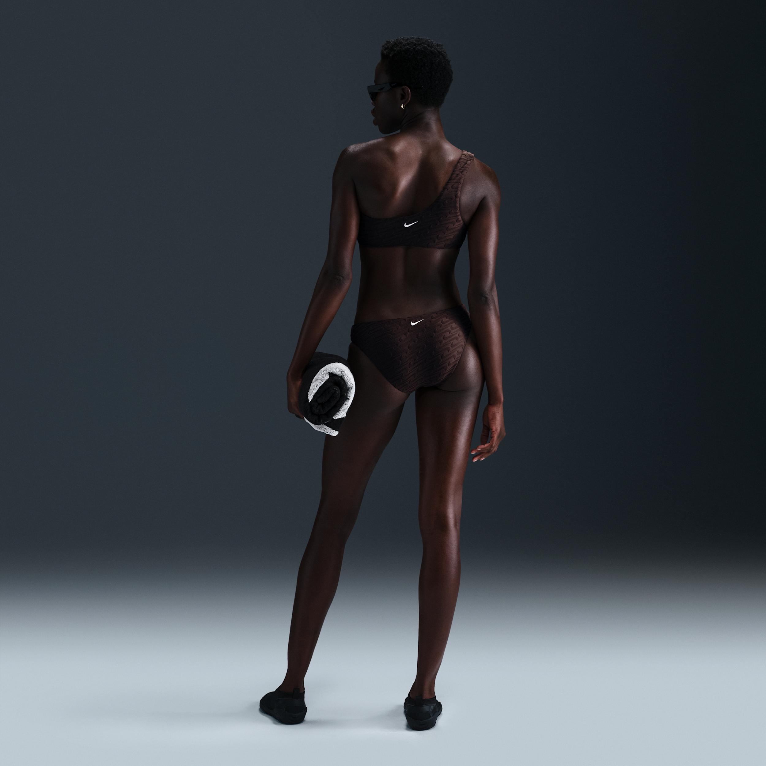 Nike Womens Swim Swoosh Link Terry Hipster Bikini Bottom | NESSF256-206 Product Image