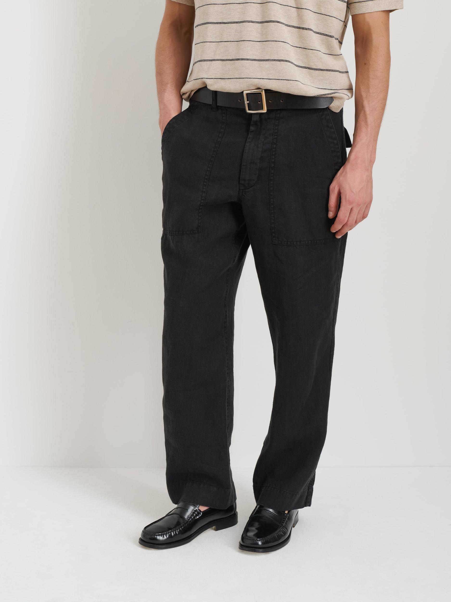 Garment Dyed Pull On Field Pant In Linen Product Image