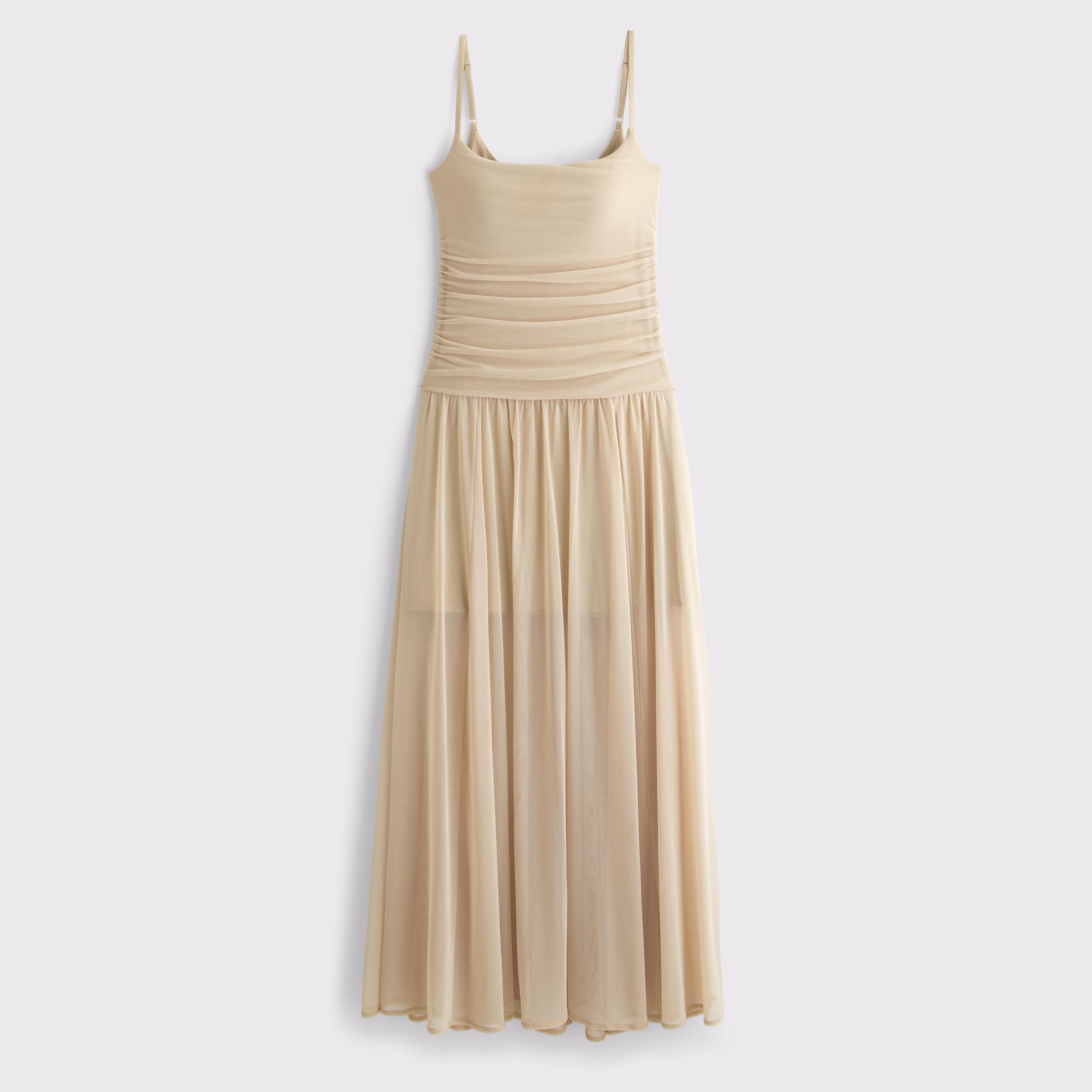 Bra-Free Flowy Sheer Maxi Dress Product Image