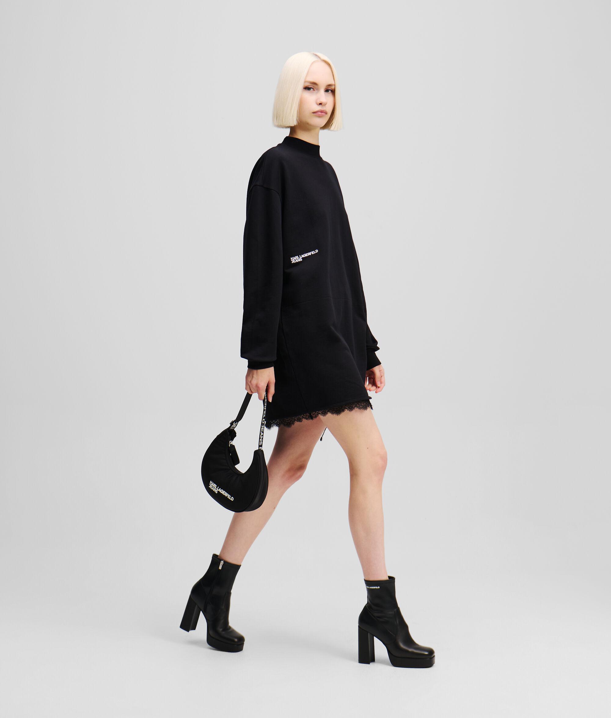 LACE DETAIL SWEAT DRESS Product Image