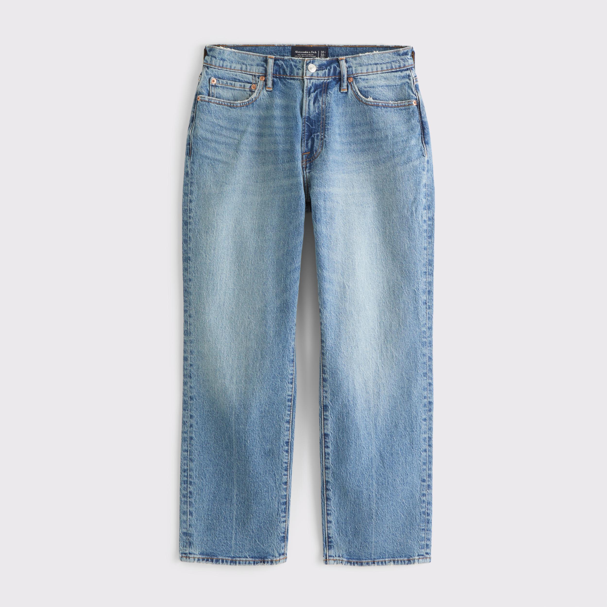 Athletic Relaxed Straight Jean Product Image