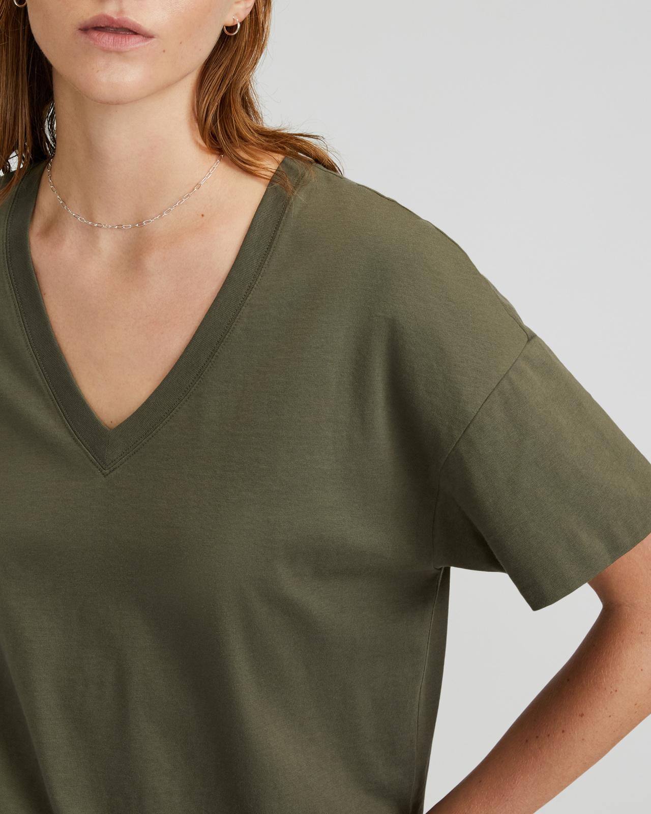 Womens Organic Cotton Slouchy V-Neck T-Shirt by Everlane Product Image