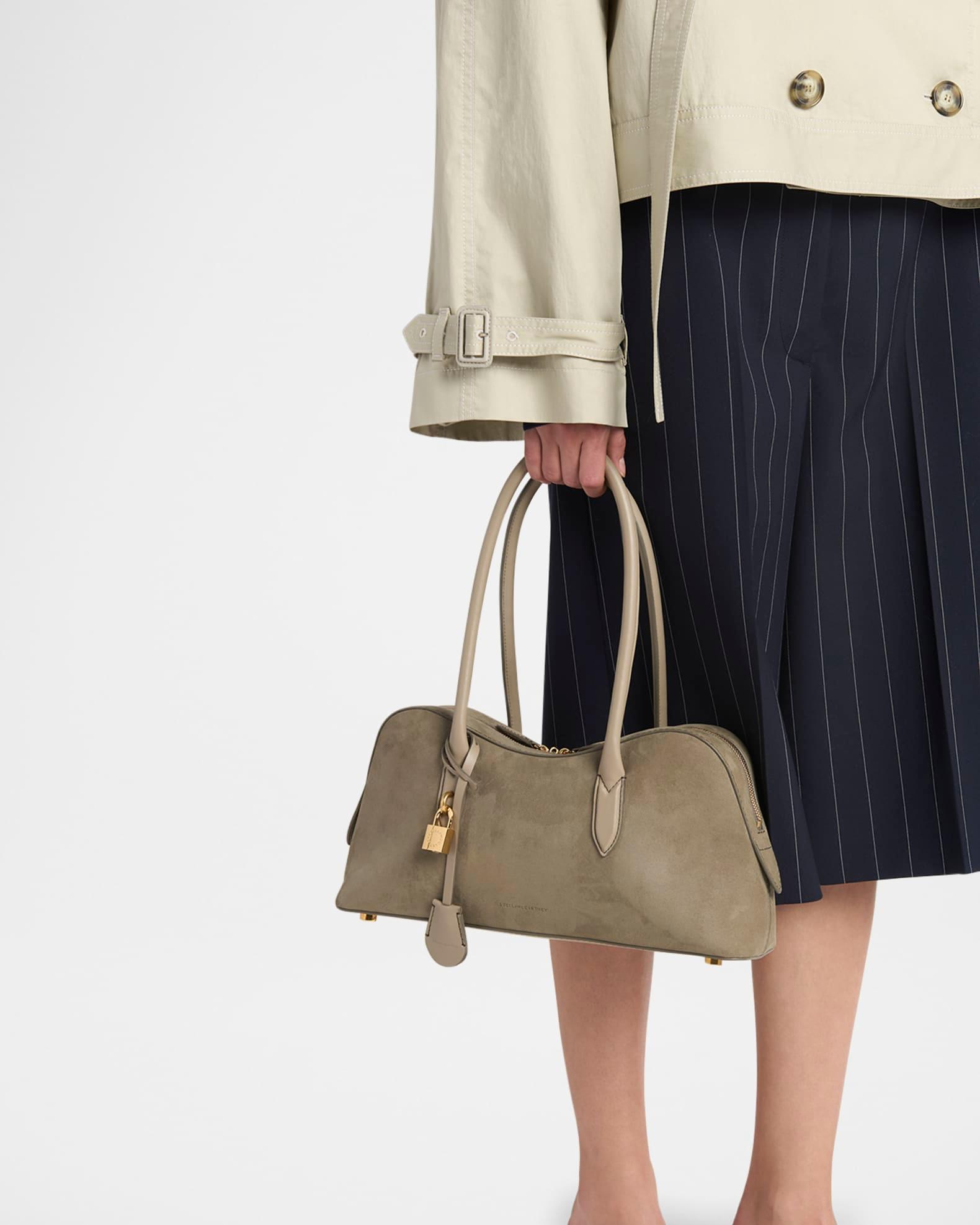 Zip Vegan Suede Shoulder Bag Product Image