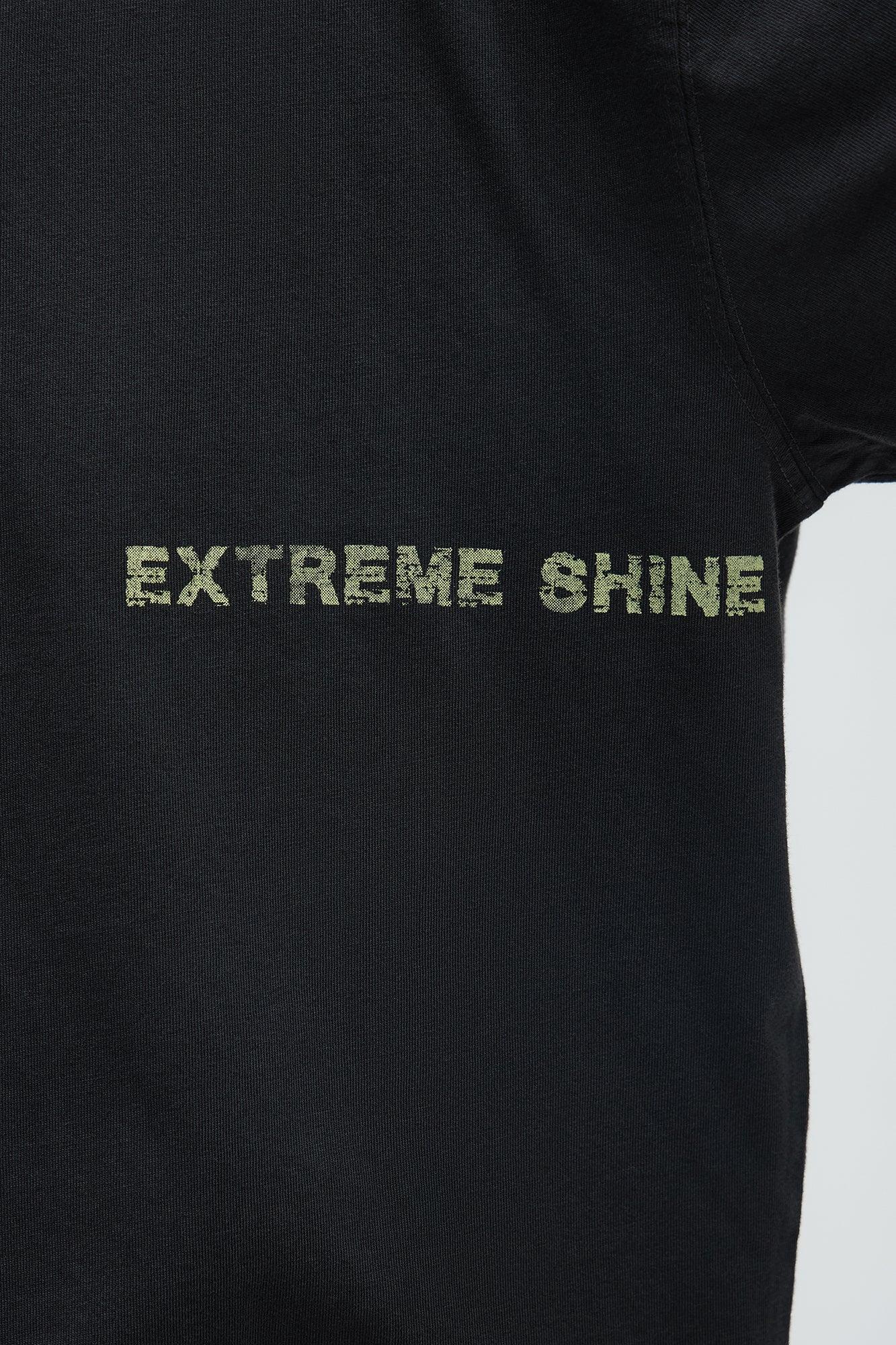 Extreme Shine Oversized Short Sleeve Tee - Black Wash Male Product Image