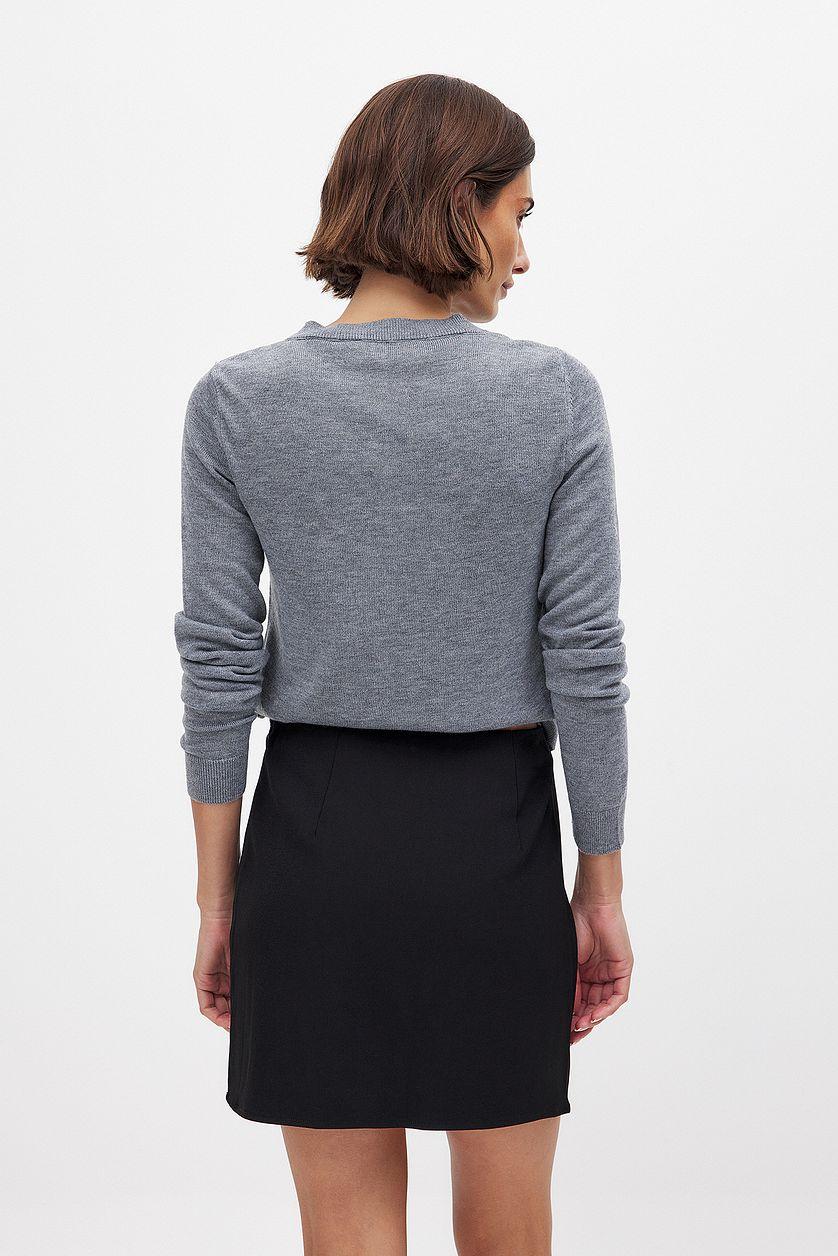 Slit Mini Skirt Product Image