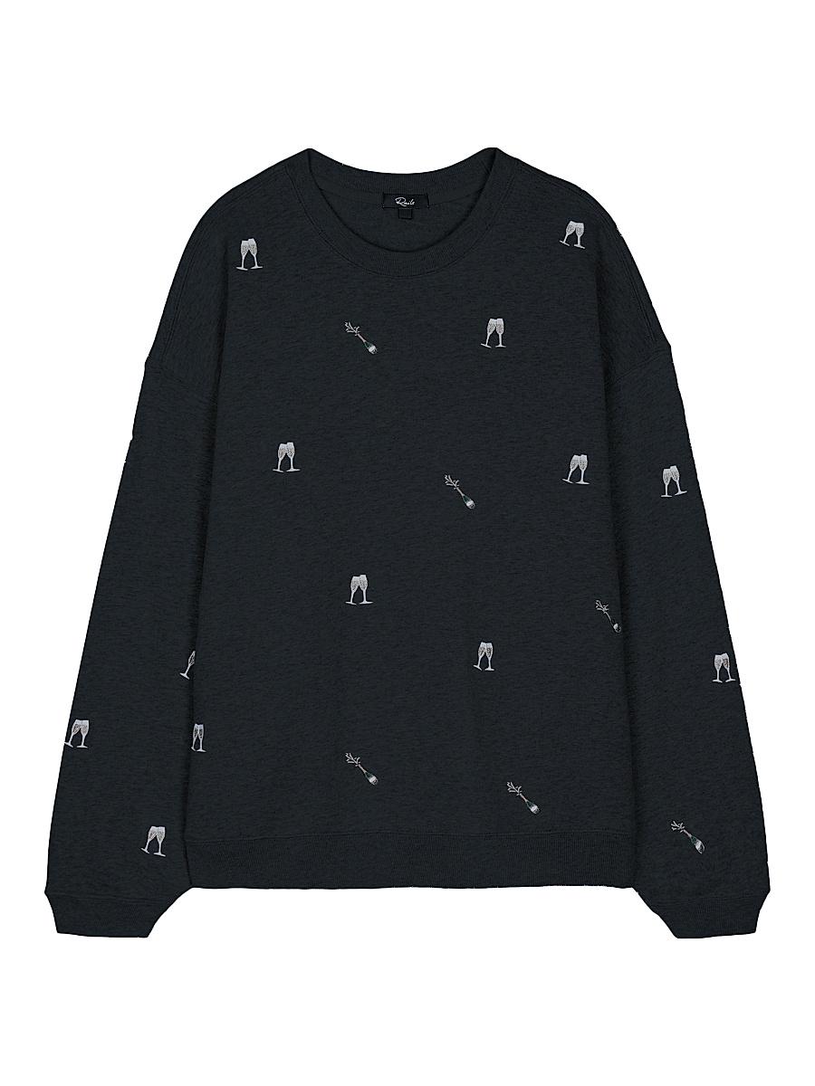Womens Varsity Embroidered Sweatshirt Product Image