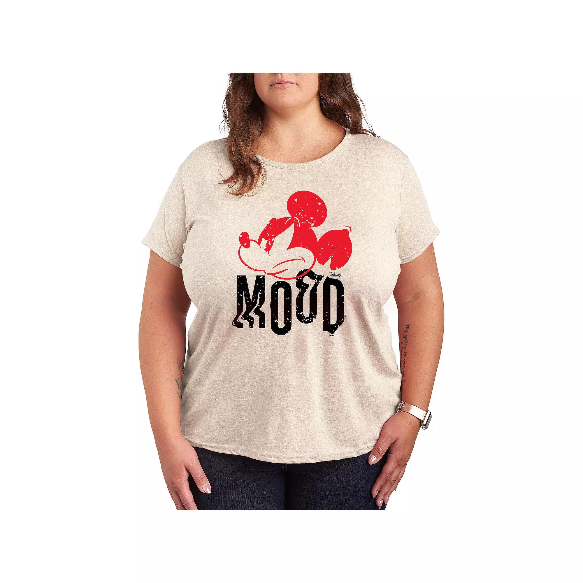 Disney's Mickey Mouse Plus Mood Graphic Tee, Women's,  Product Image