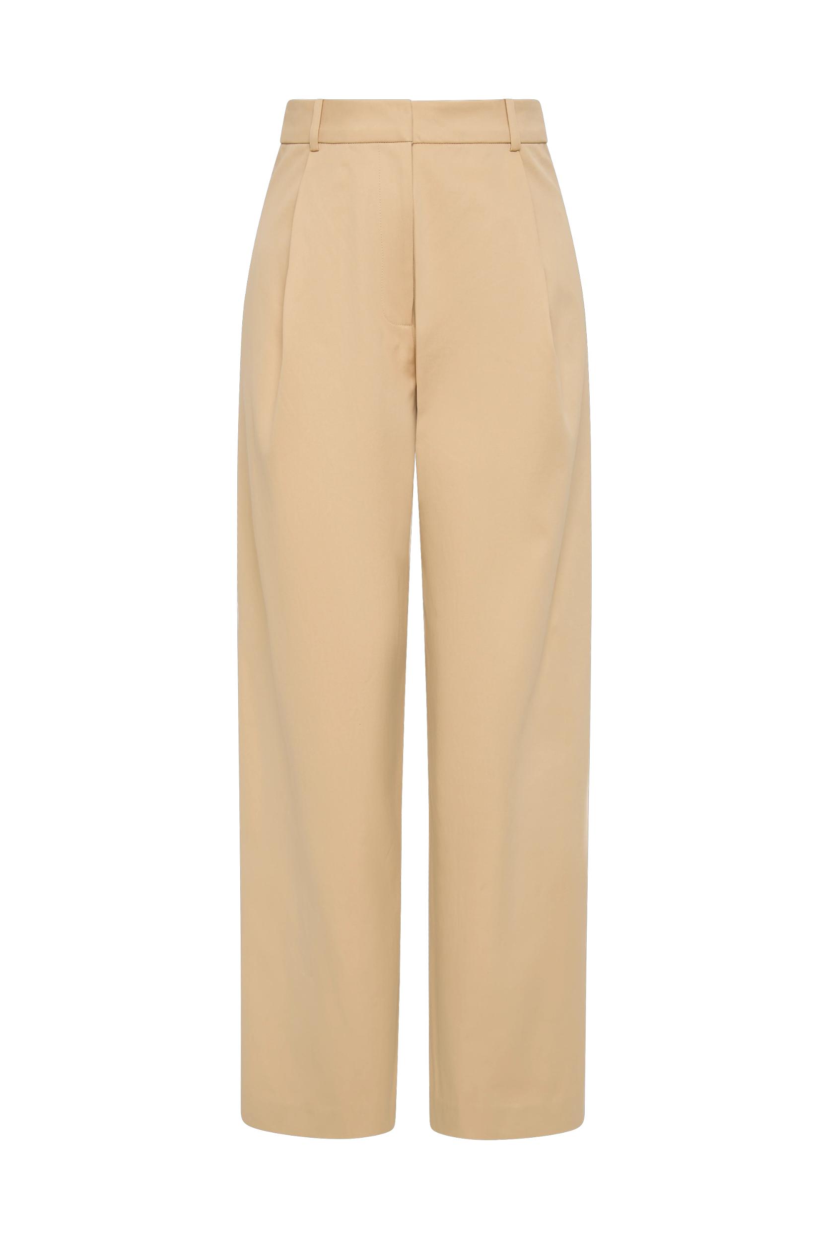 Selan Top Pinstripe Fawn White - Final Sale Product Image