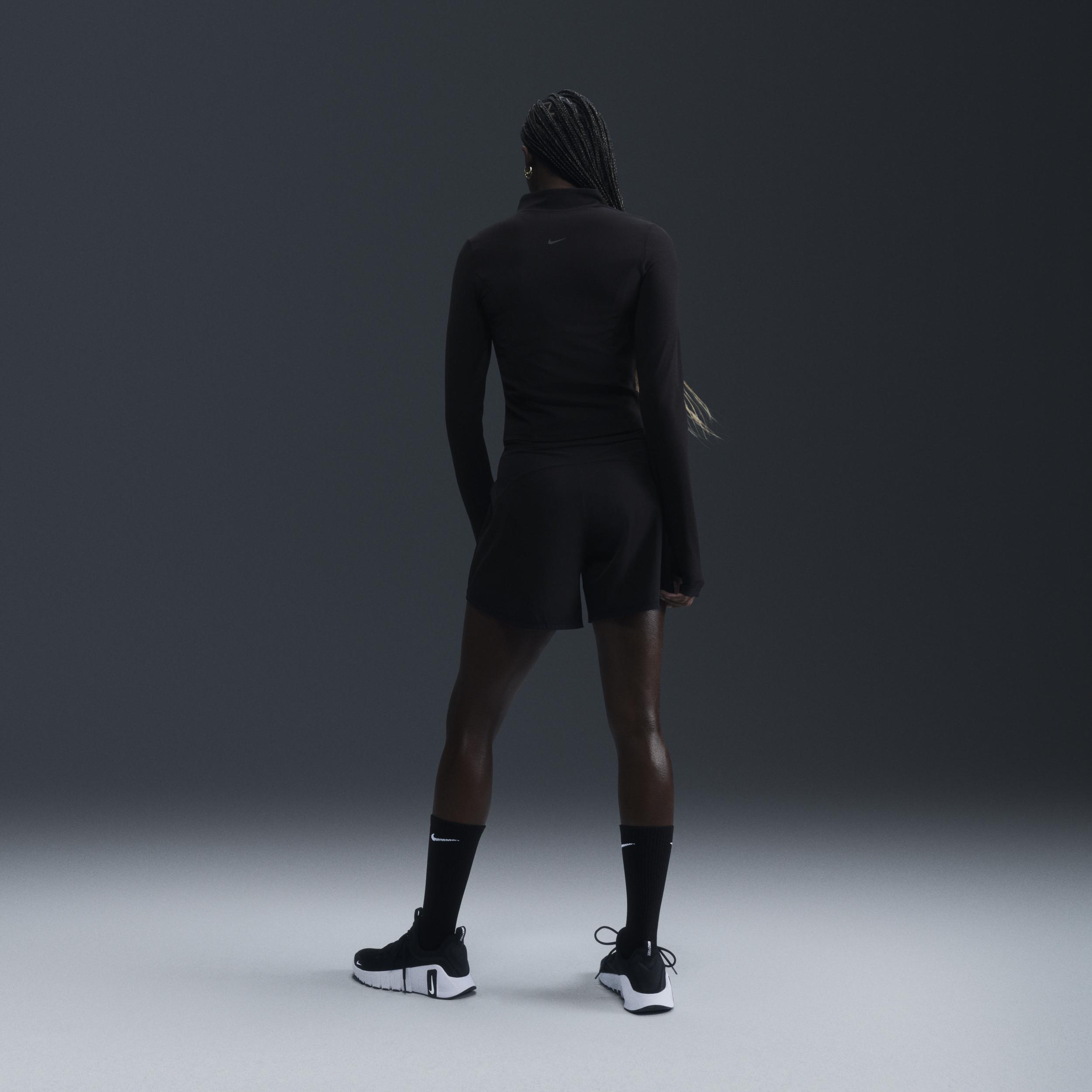 Nike Womens Zenvy Dri-FIT Full-Zip Long-Sleeve Top | FV7423-010 Product Image