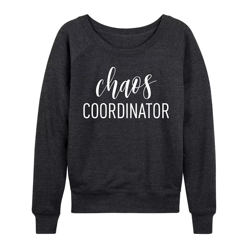 Women's Chaos Coordinator French Terry Long Sleeve Tee, Girl's,  Product Image
