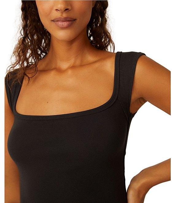 Free People Hummingbird Square Neck Sleeveless Tank Top Product Image
