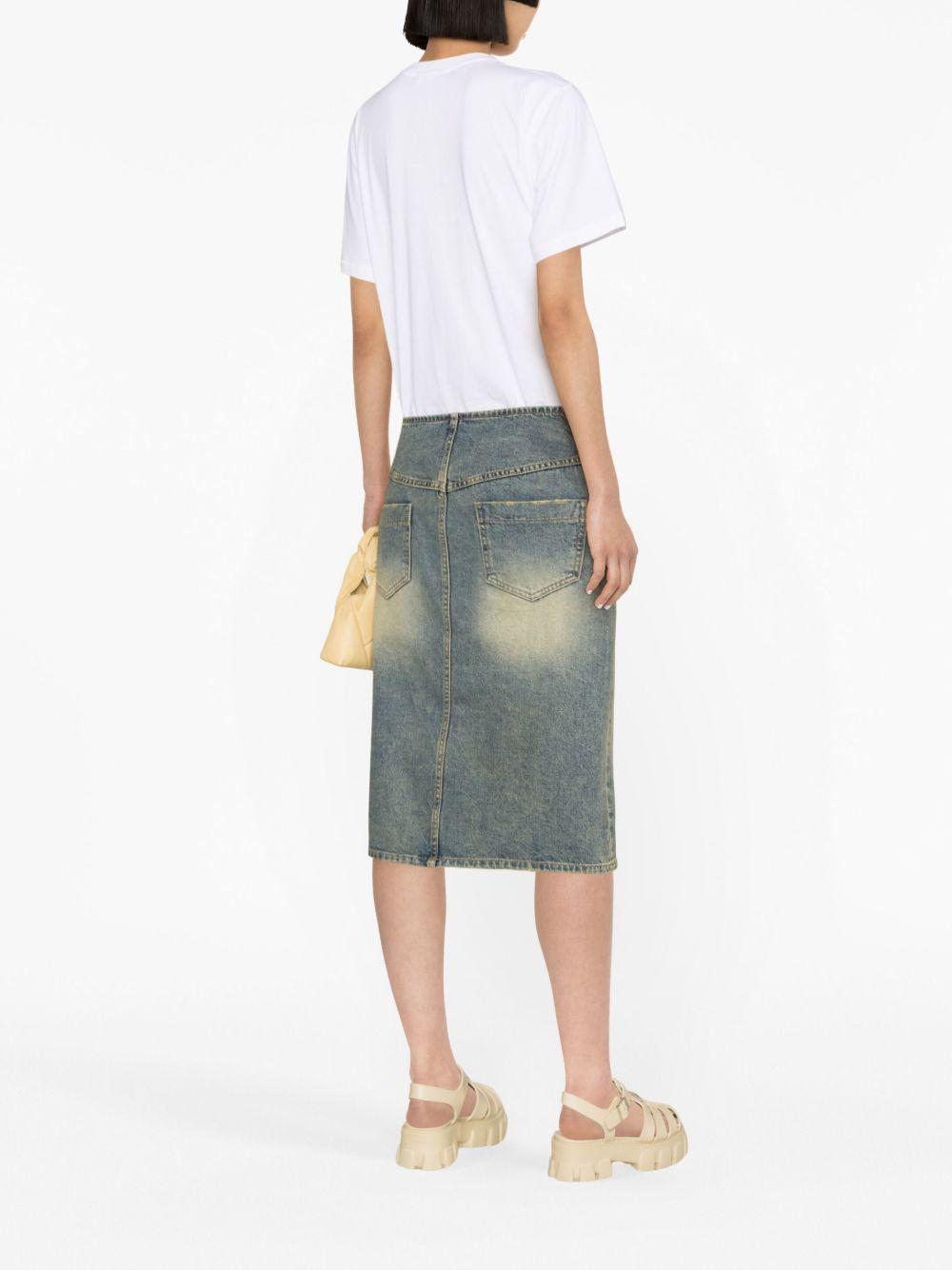 logo-print organic cotton T-shirt Product Image