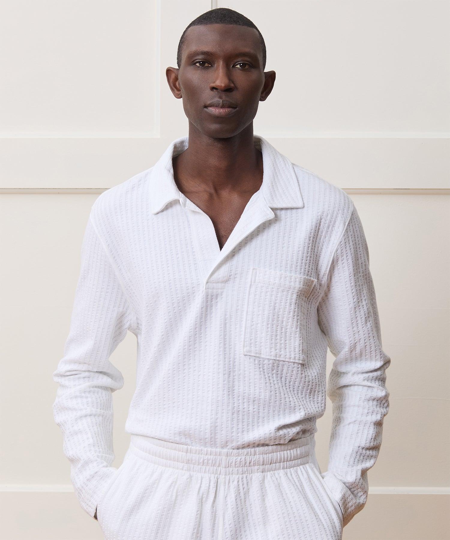 Seersucker Montauk Polo Product Image