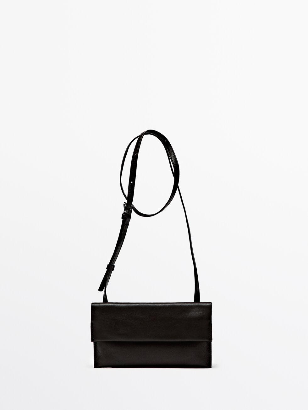 Nappa leather mini crossbody bag Product Image