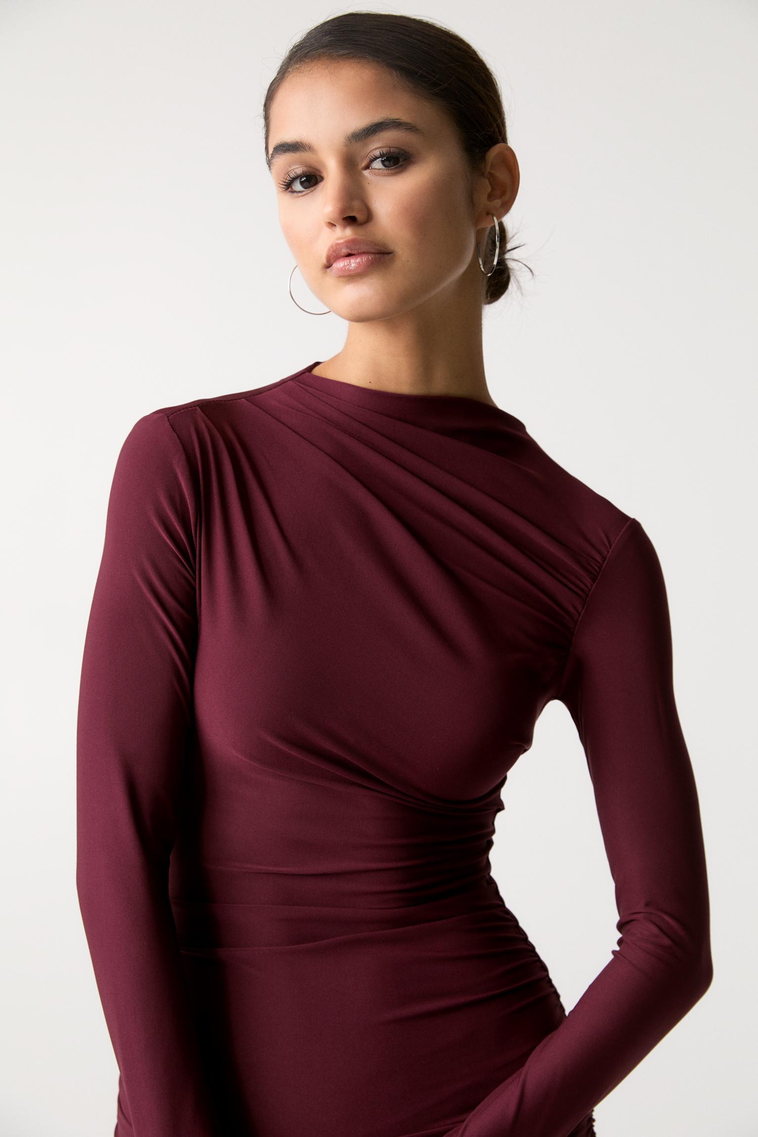 Gathered midi dress Product Image