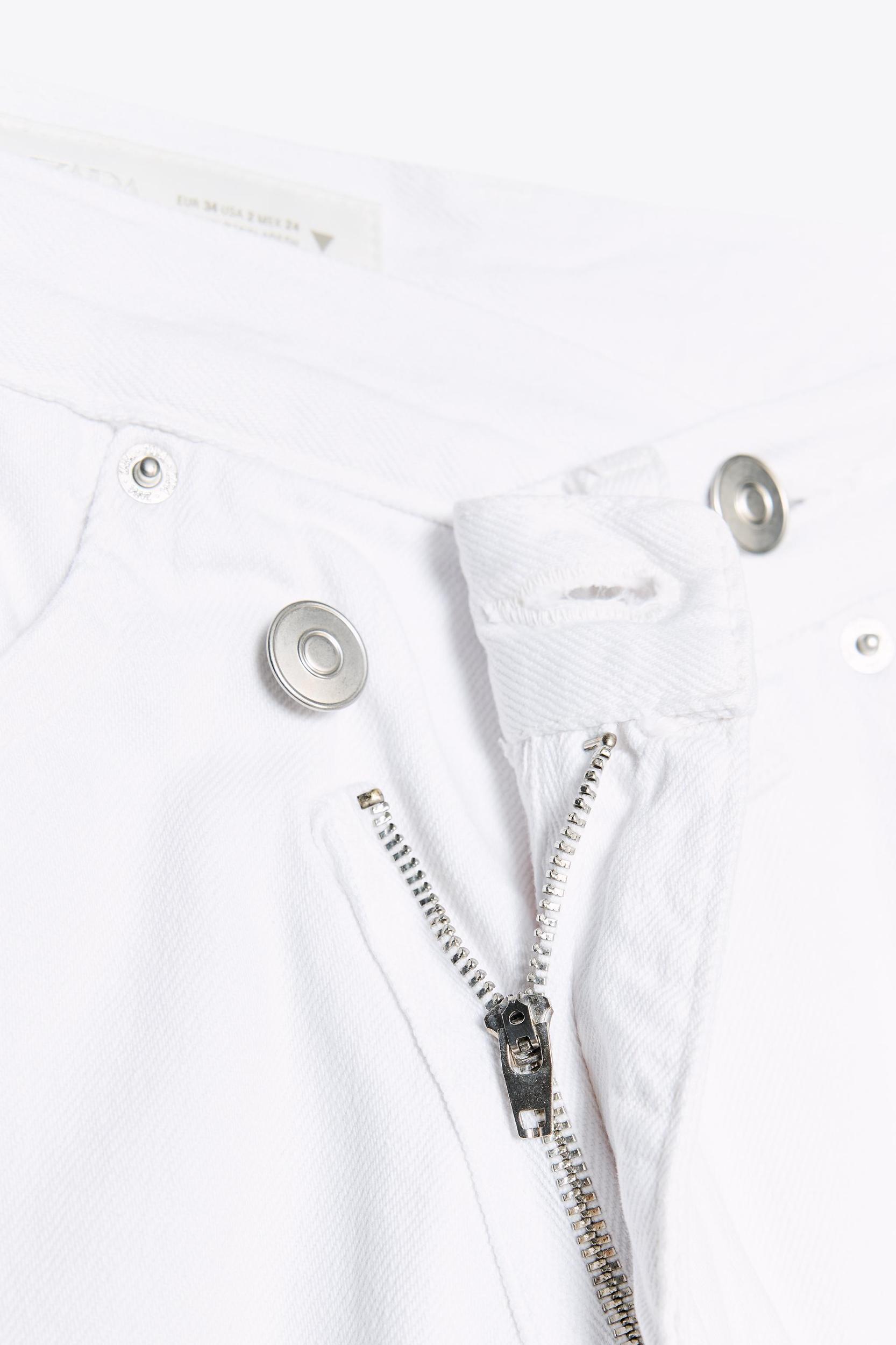 TRF HIGH-RISE WIDE LEG CROSSOVER WAIST JEANS Product Image