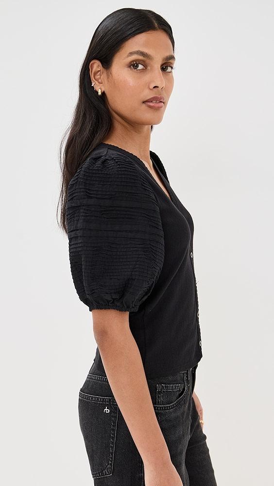 Sea Myra Cotton Combo Short Sleeve Top | Shopbop Product Image