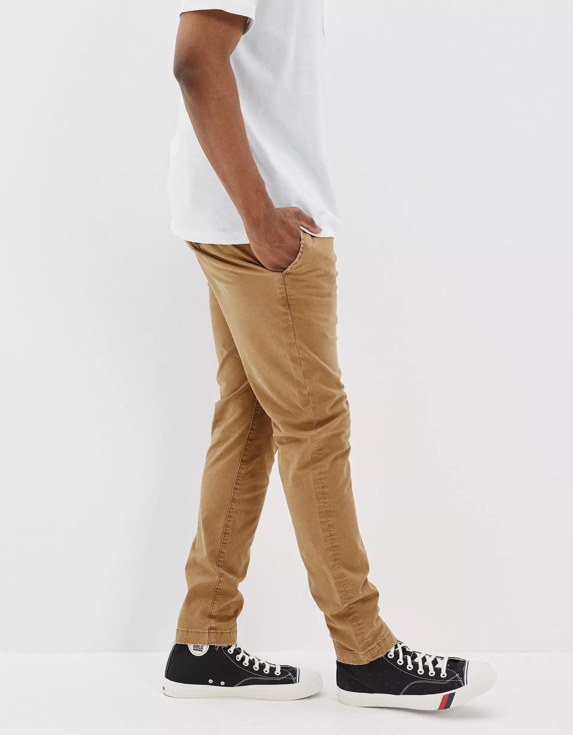 AE Flex Athletic Skinny Lived-In Khaki Pant Product Image