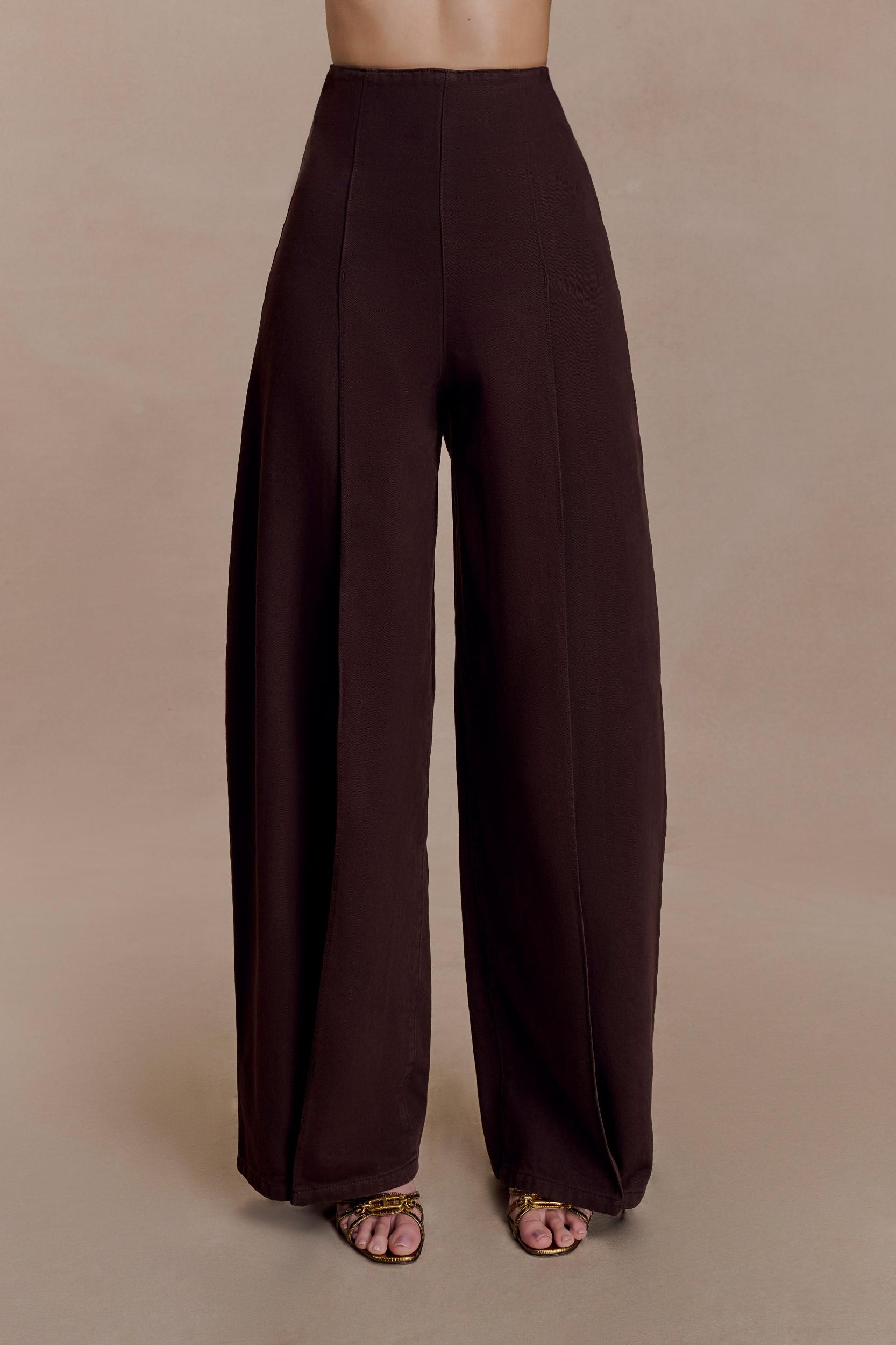 Beatrix High Rise Denim Jeans - Chocolate Female Product Image