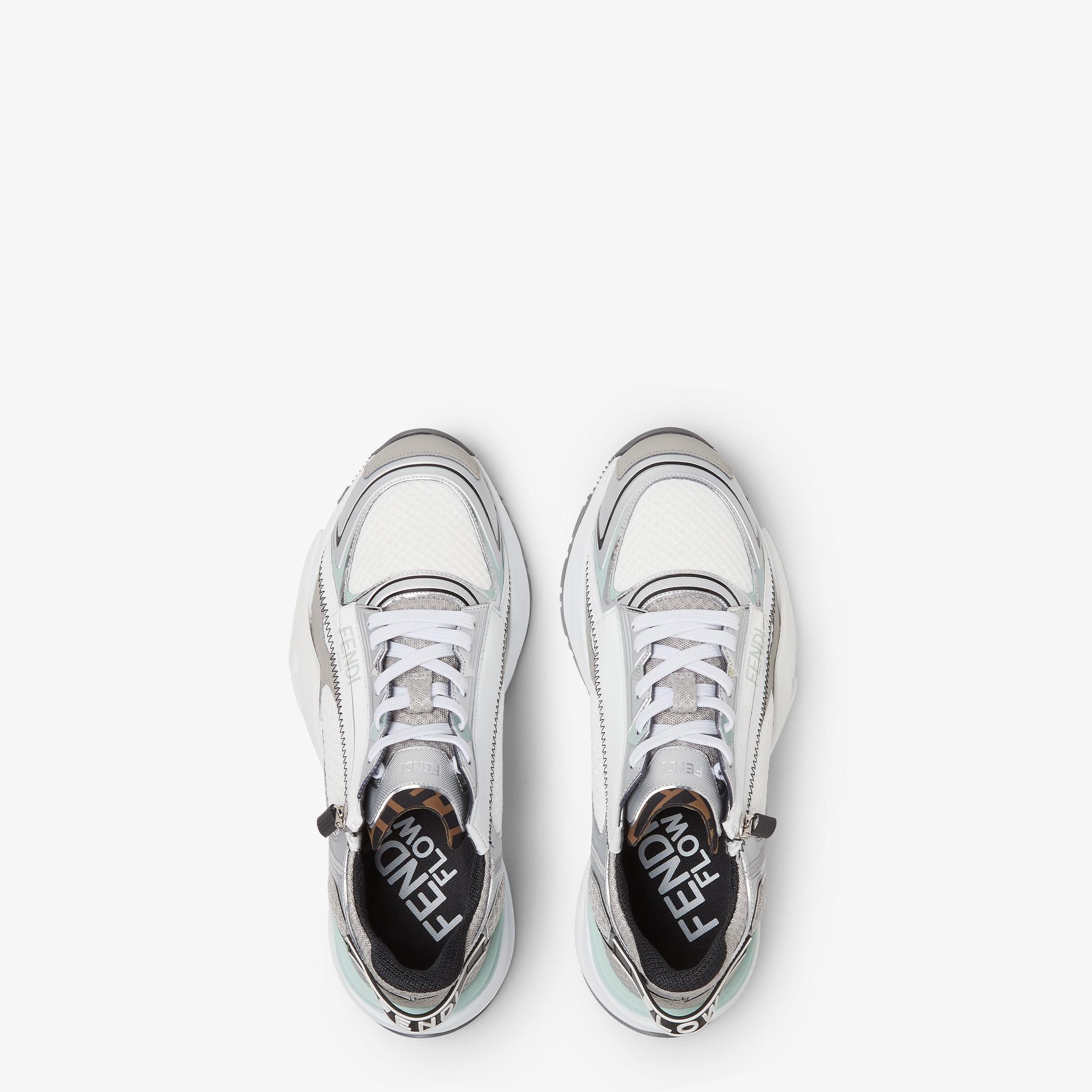 Fendi Flow SneakersWhite technical mesh low-tops Product Image