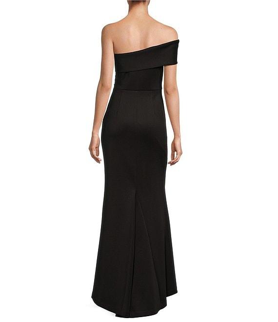 Eliza J Stretch Off-the-Shoulder Sleeveless Gown Product Image