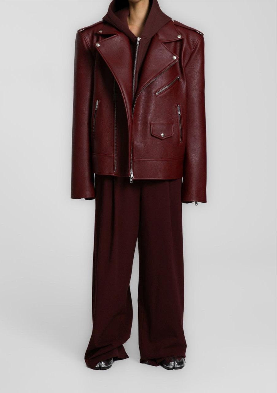 Mikal Burgundy Jacket Product Image
