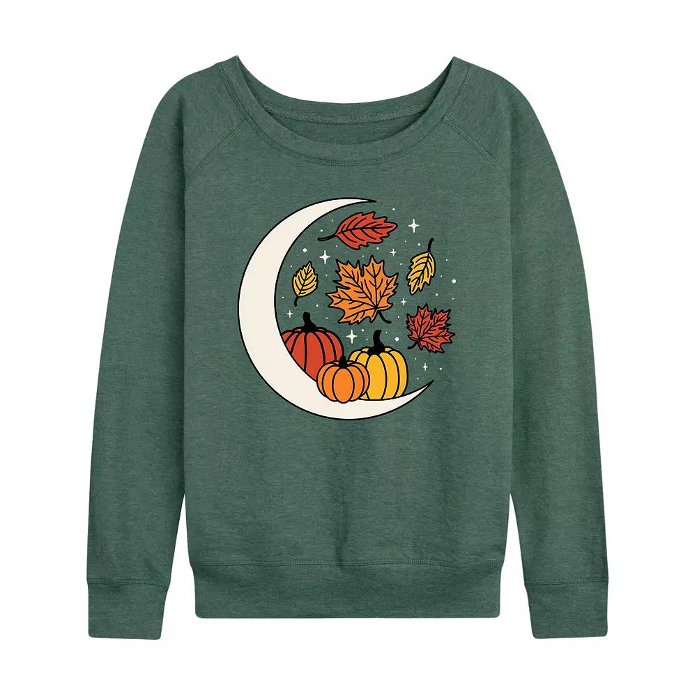 Women's Autumn Moon French Terry Long Sleeve Tee, Girl's,  Product Image