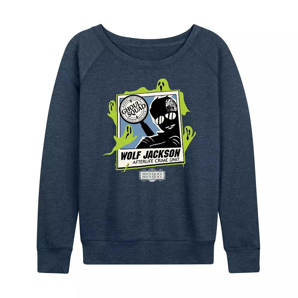 Women's Beetlejuice 2 Wolf Jackson French Terry Long Sleeve Tee,  Product Image