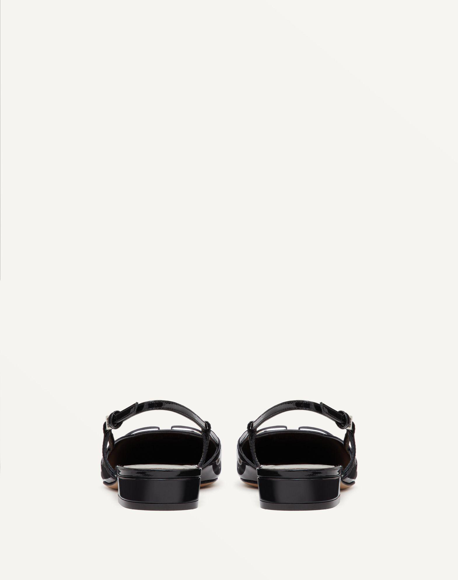 Vlogo Signature Patent Leather Slingback 20Mm Product Image