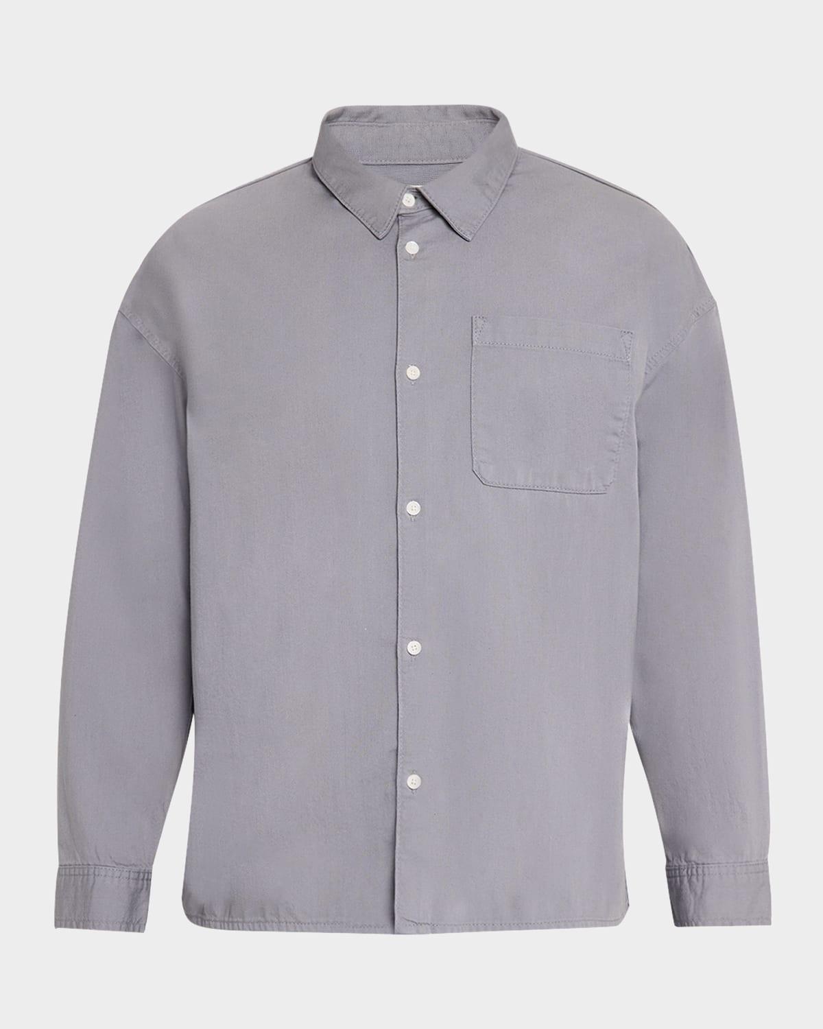 Mens Relaxed Denim Shirt Product Image