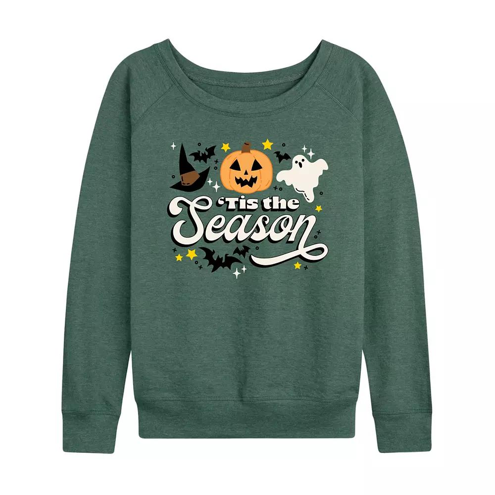 Women's 'Tis The Season Halloween French Terry Long Sleeve Tee,  Product Image