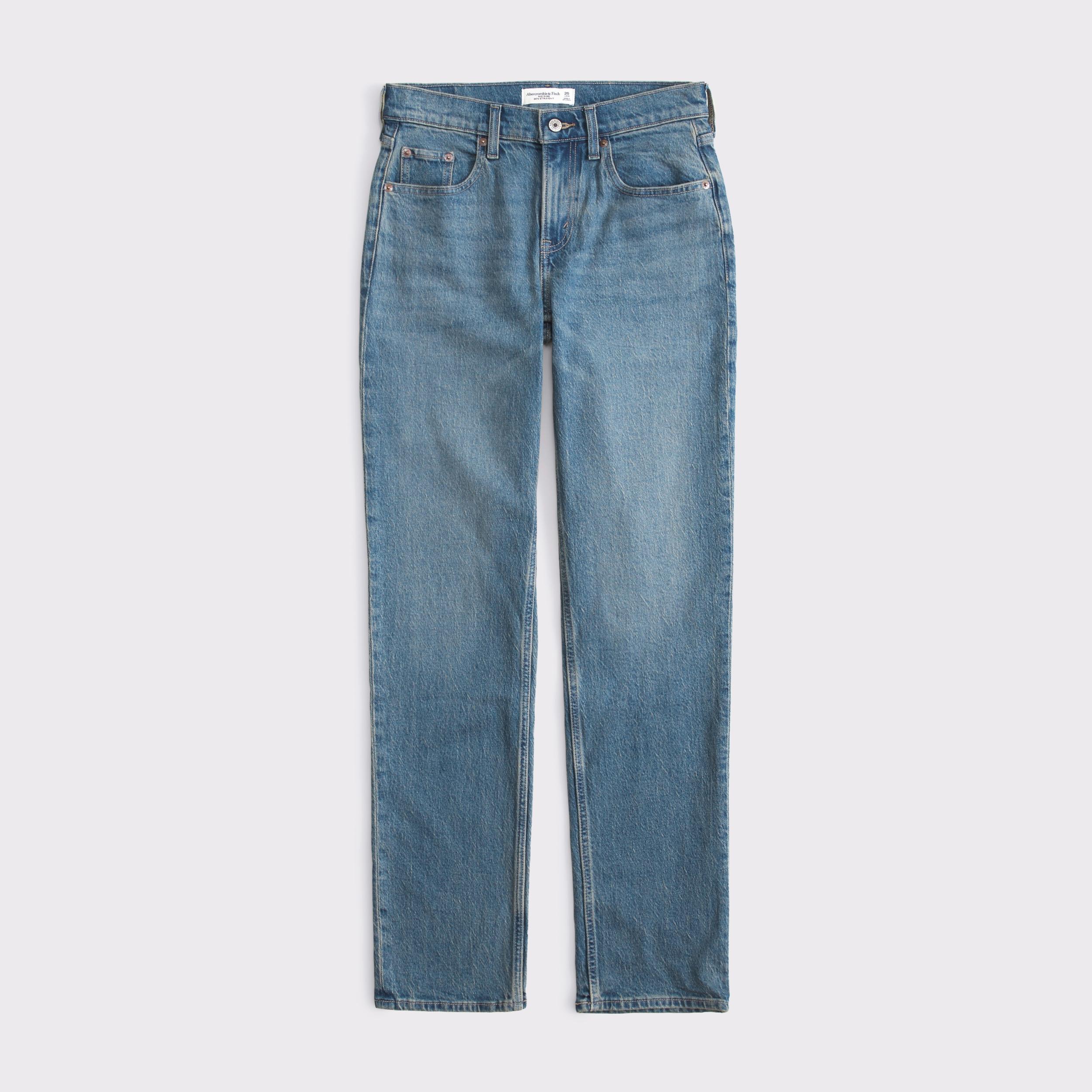 Curve Love Mid Rise 90s Straight Jean Product Image