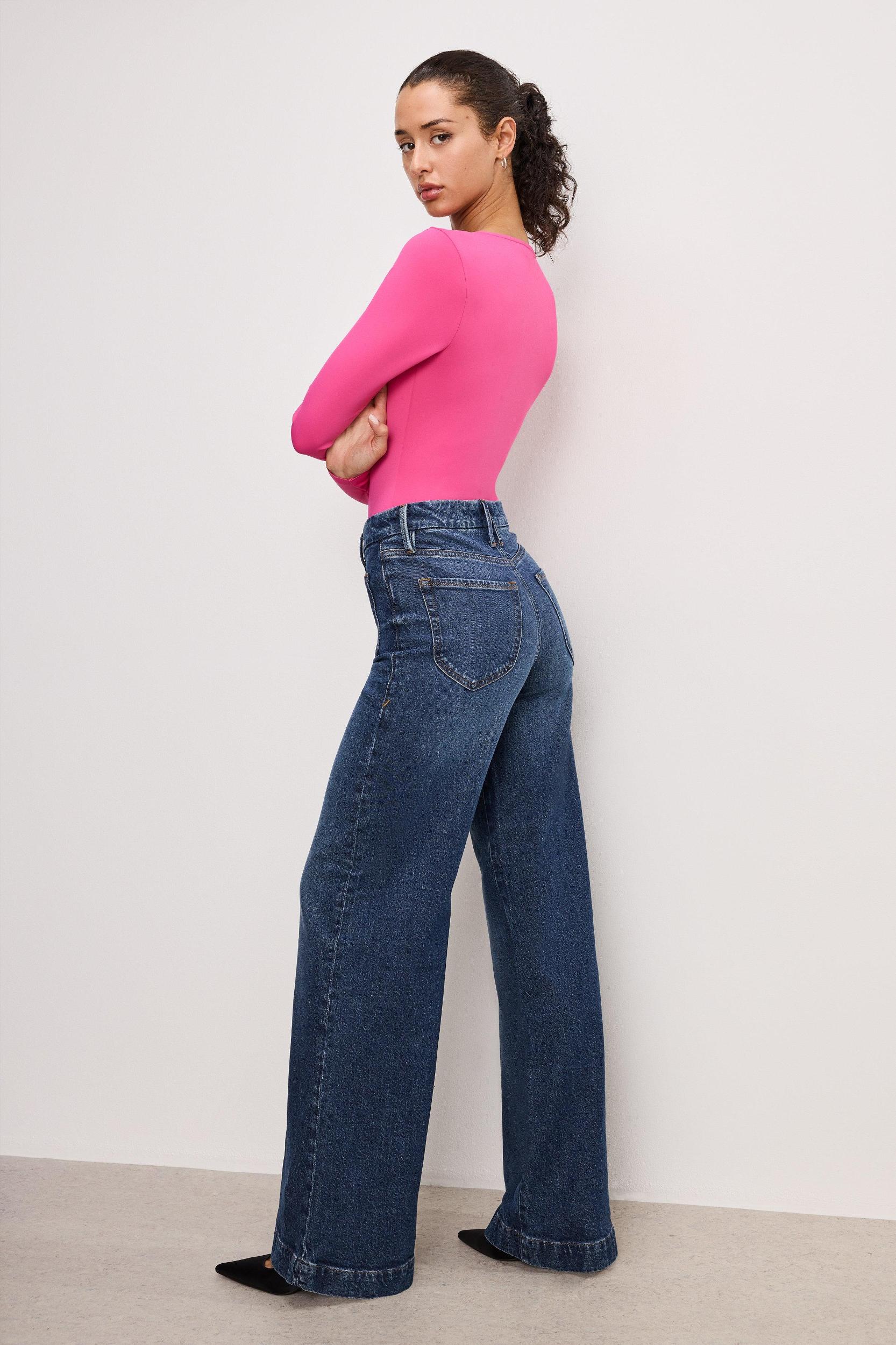 GOOD WAIST PALAZZO JEANS | INDIGO759 Product Image