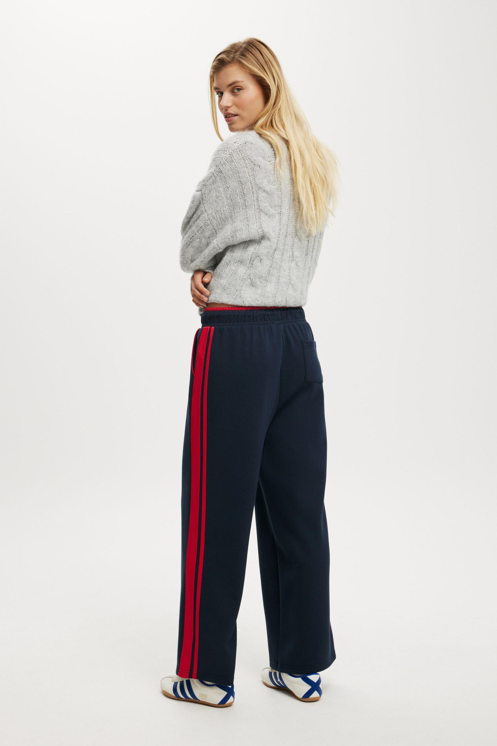 Contrast Wide Leg Sweatpant Product Image