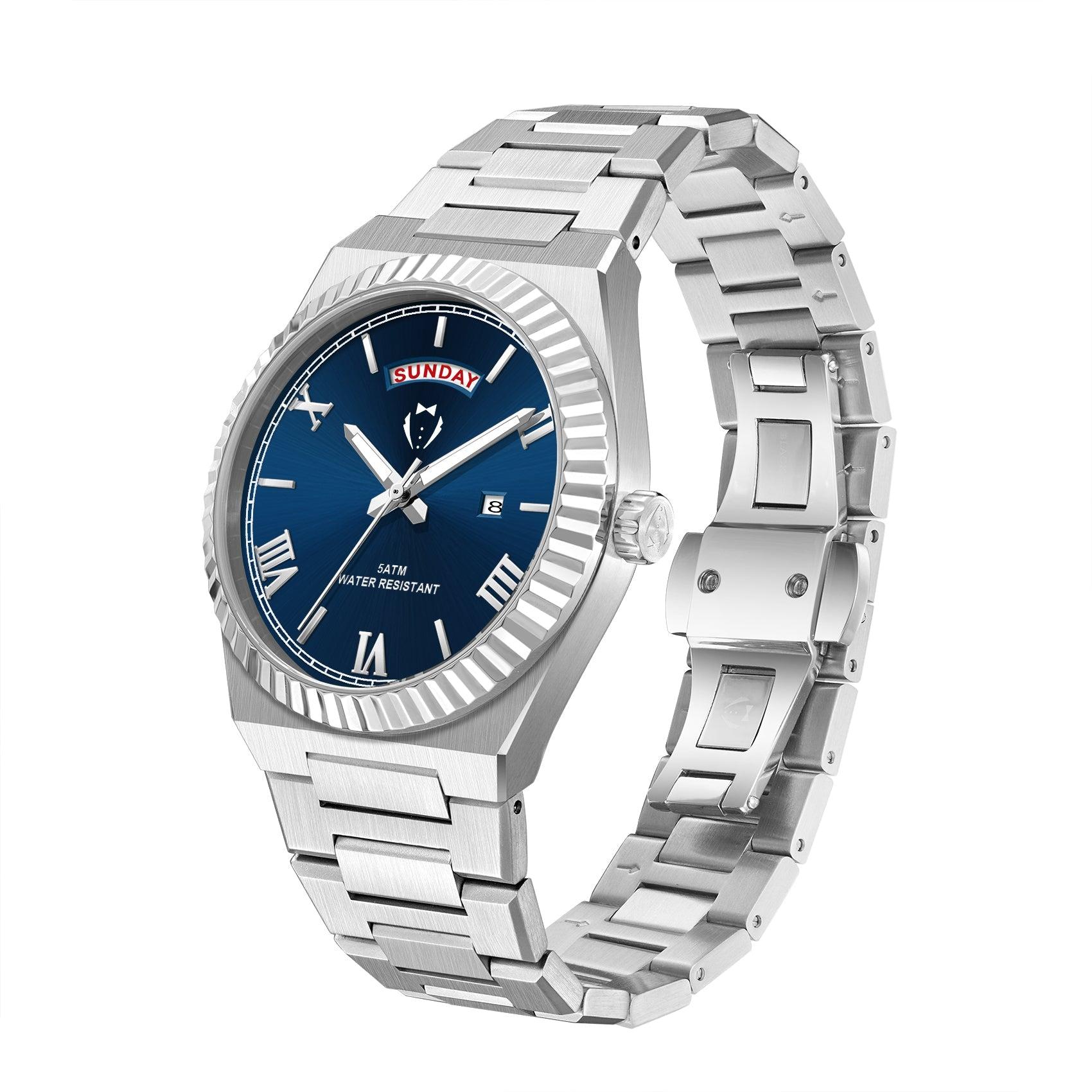 BLACK TIE MENS DIAMOND CUT WATCH Product Image