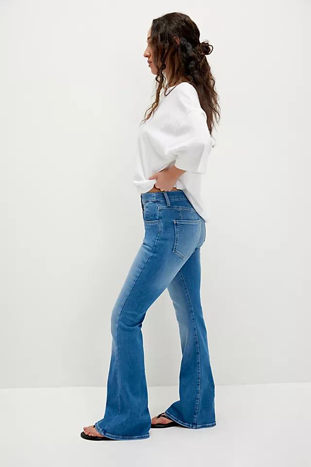 CRVY Infinite Stretch Pull-On Flare Jeans Product Image