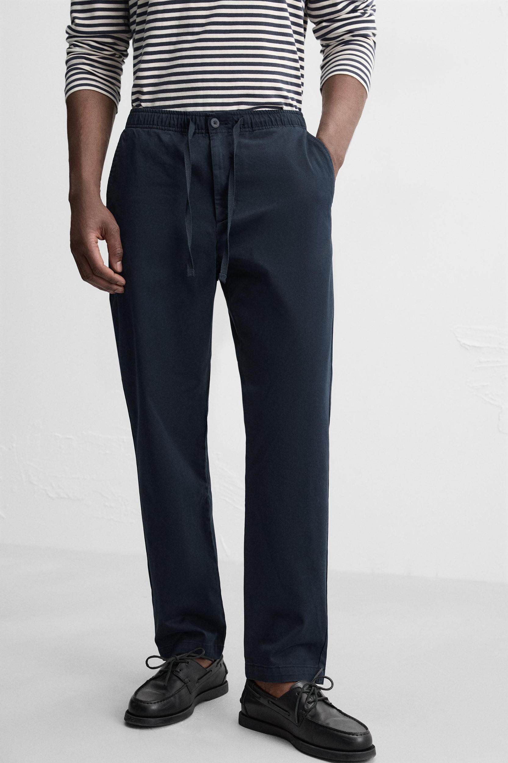 REGULAR FIT JOGGER WAIST PANTS Product Image