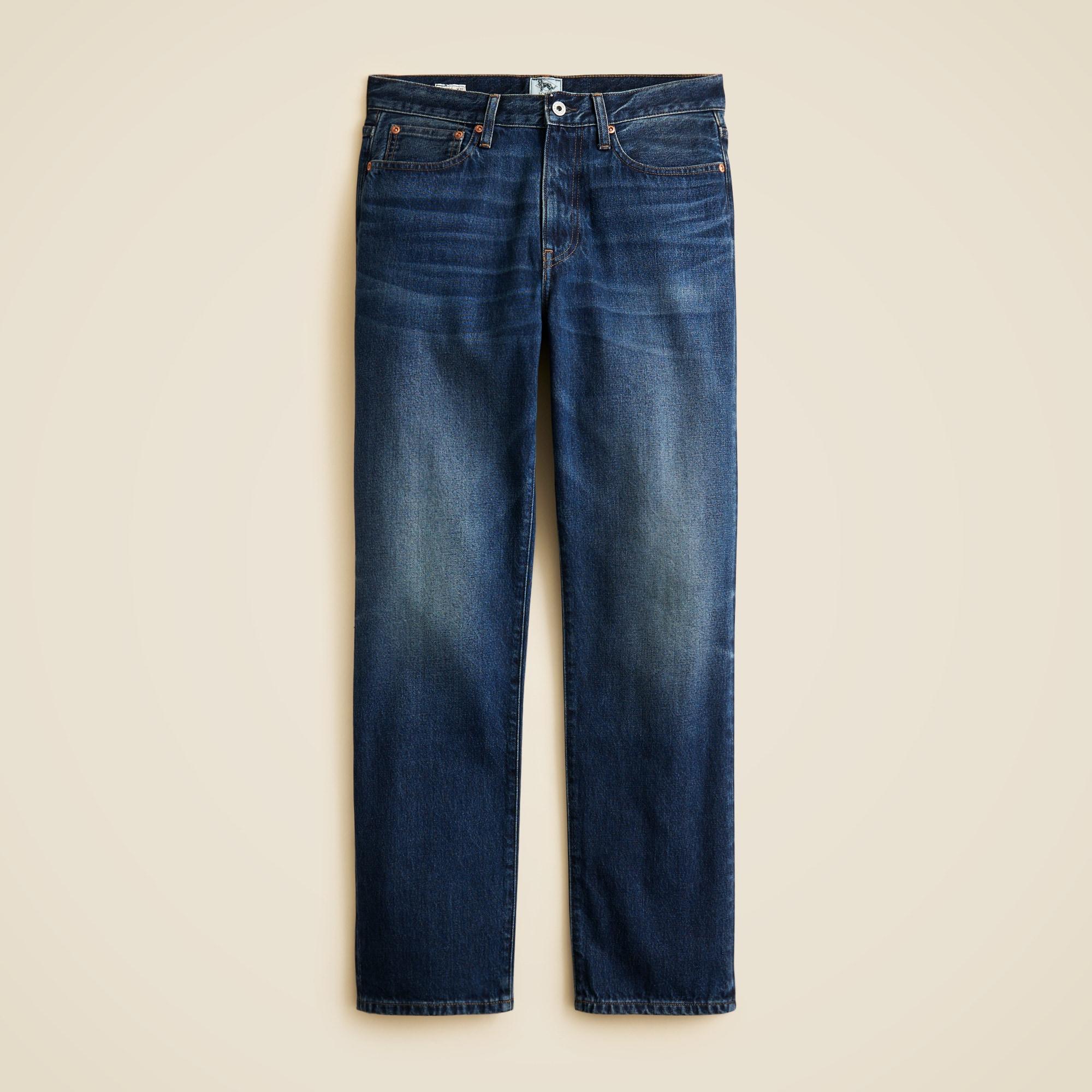 Classic jean in vintage dark wash denim Product Image