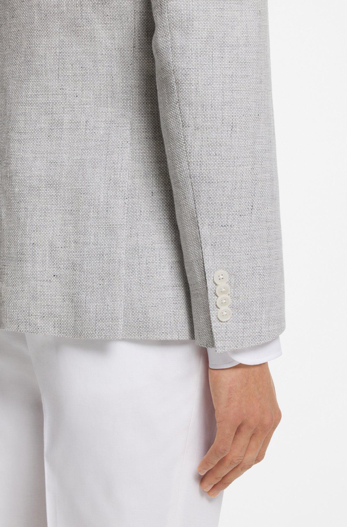 Slim-fit jacket with puppytooth pattern Product Image