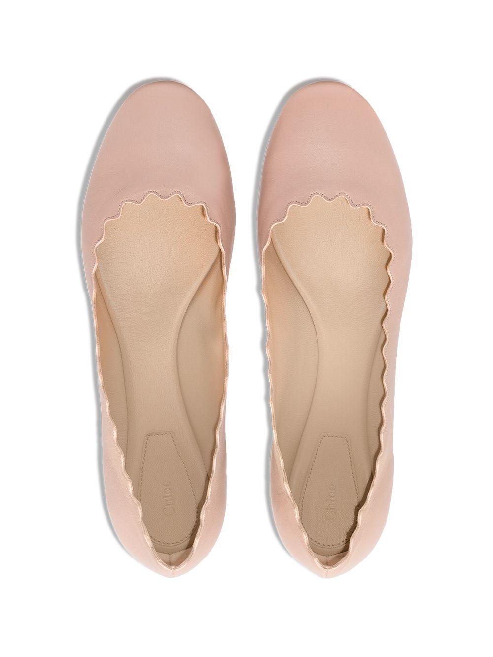 Lauren leather ballerina shoes Product Image