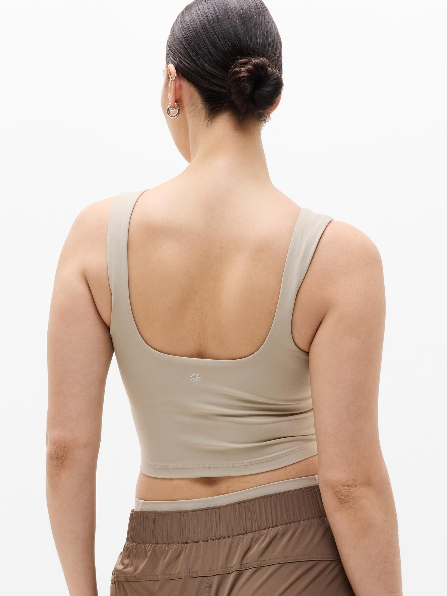 Transcend Square Neck Crop Sports Bra A-C Product Image