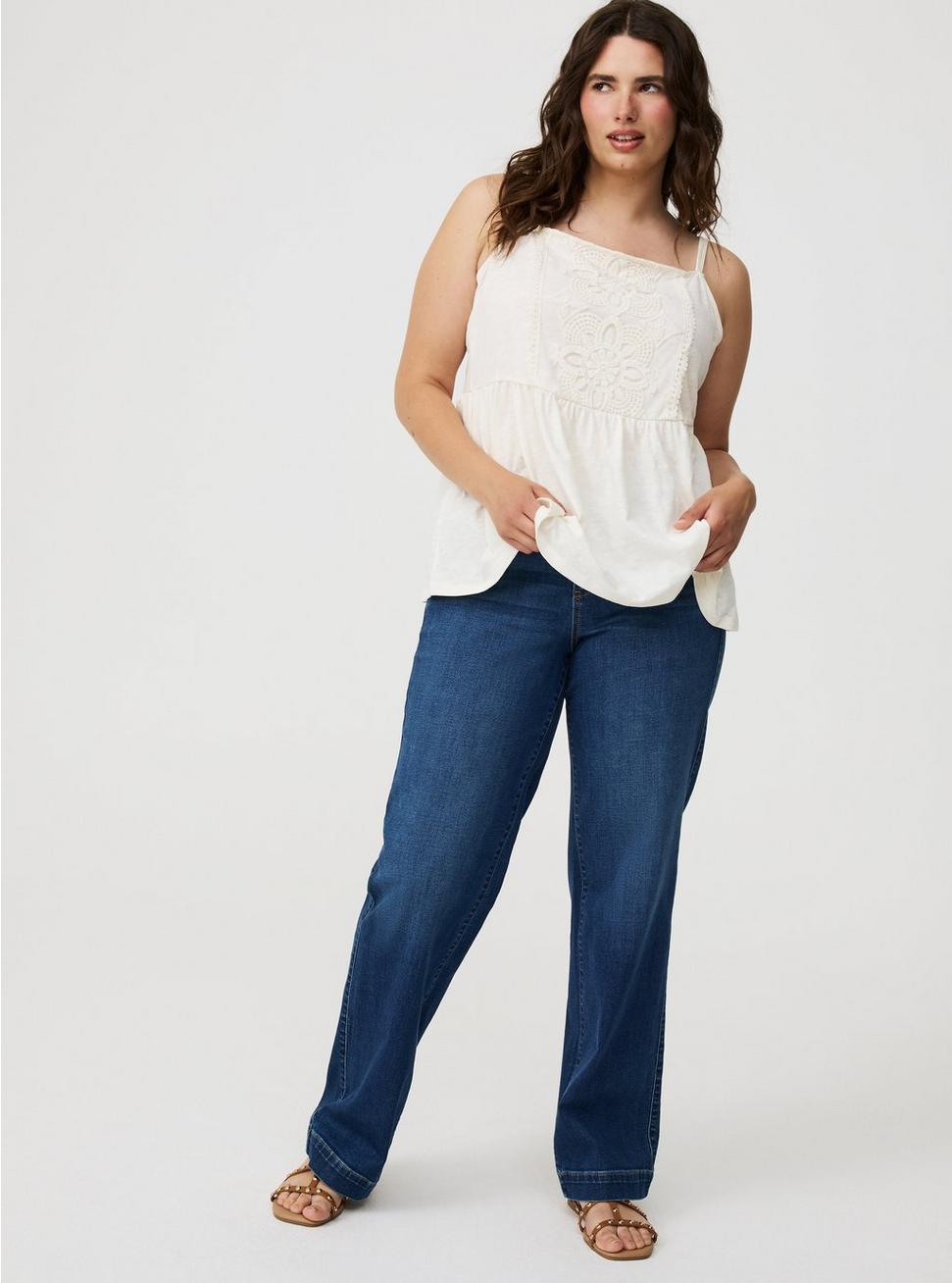 Crochet Babydoll Tank Product Image