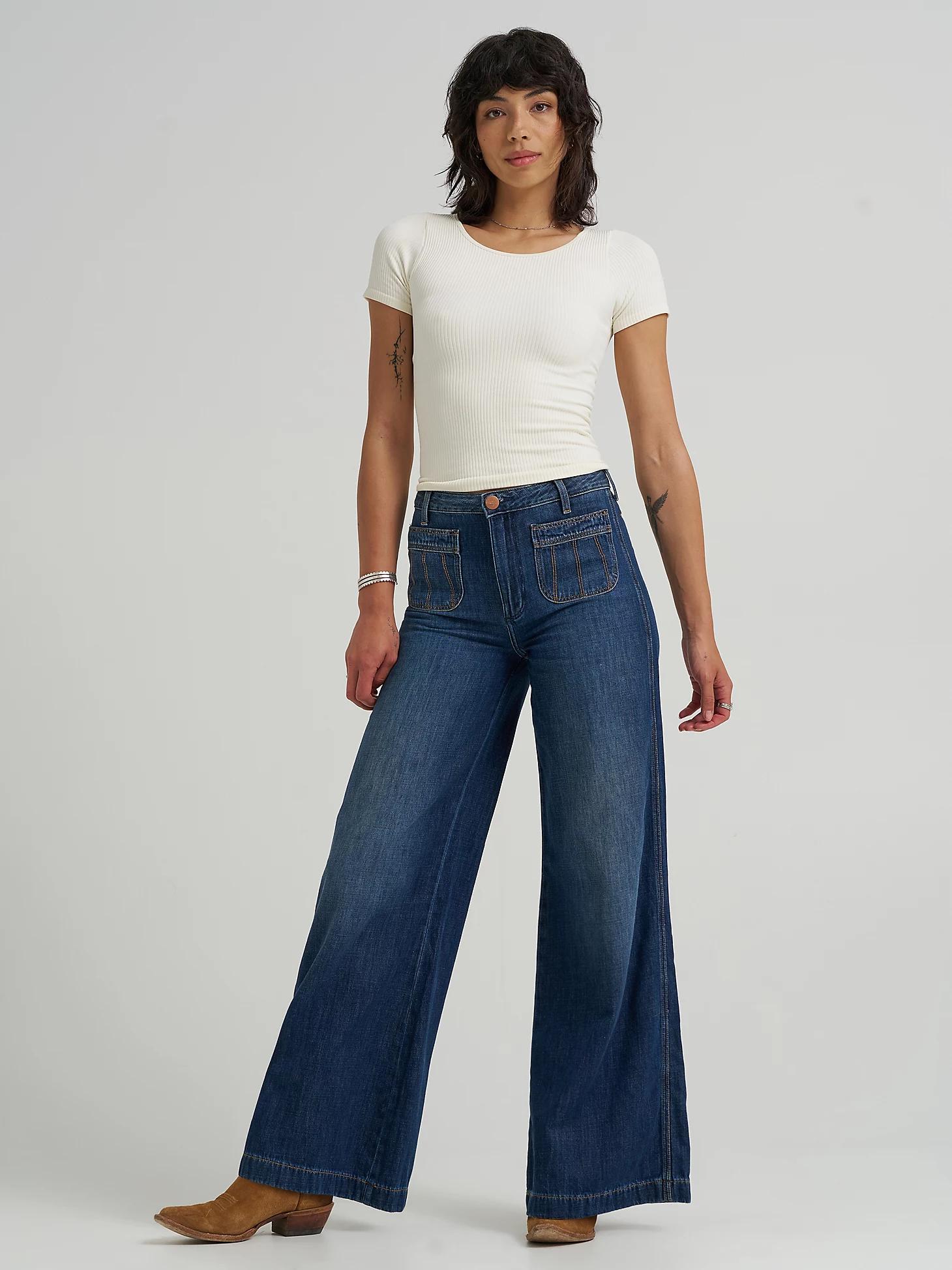 Women's Patch Pocket Trouser Jean in Homestead Haze Product Image